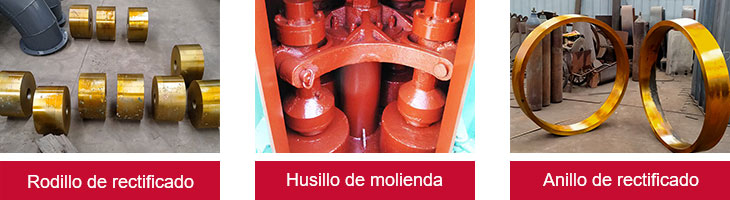 Molino de Rodillo Trapezoidal parts