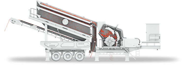 Equipo de Trituradora Móvil de Impacto (Modelo de Rueda)