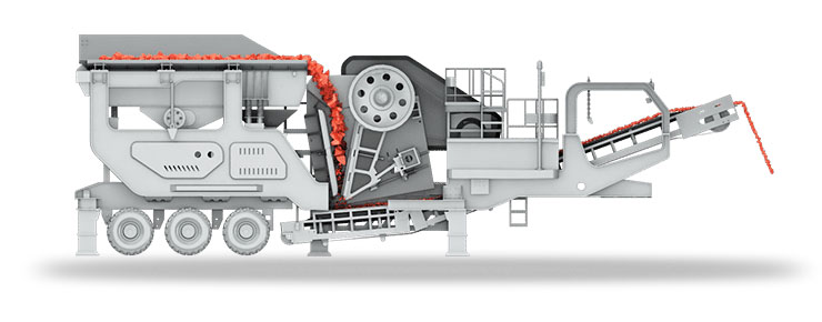 Equipo de Trituradora Móvil de Mandíbula (Modelo de Rueda)